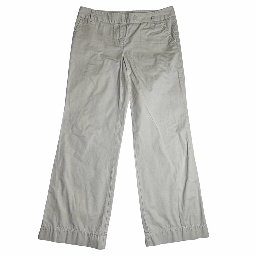 J.Crew "Broken-In" Chino Wide Leg Light Khaki Pants Women's Sz 10R